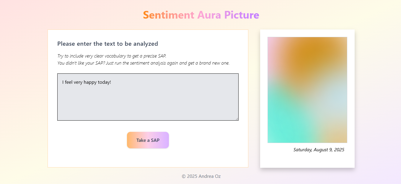 Sentiment Aura Picture